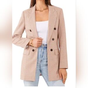 1. State Plaid Blazer Size 2